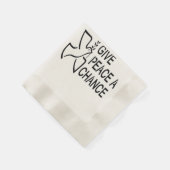 FRIEDEN EINE CHANCE SERVIETTE (Ecke)