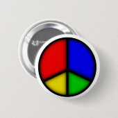 Frieden einfach button (Vorne & Hinten)