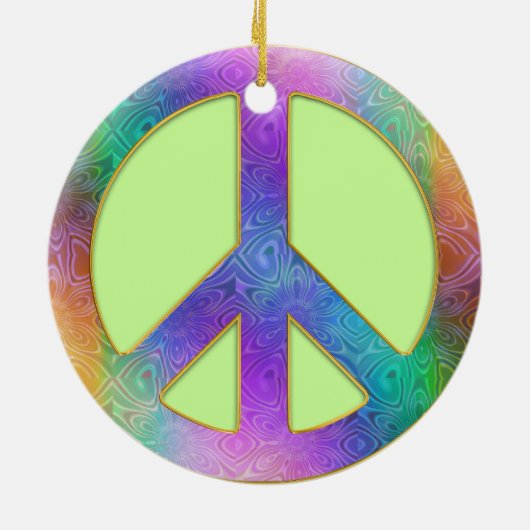 Frieden fängt innerhalb der keramik ornament (Hinten)