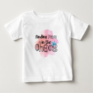 Frieden finden baby t-shirt