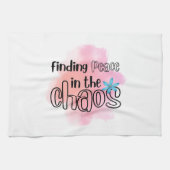 Frieden finden geschirrtuch (Horizontal)