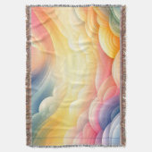 Frieden finden in den Puffy Dreamy Coluds Decke (Vorderseite Vertikal)