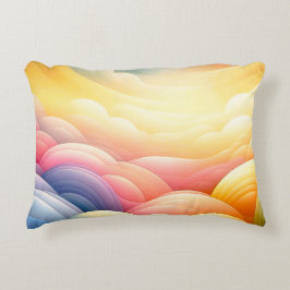 Frieden finden in den Puffy Dreamy Coluds Dekokissen