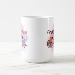Frieden finden kaffeetasse