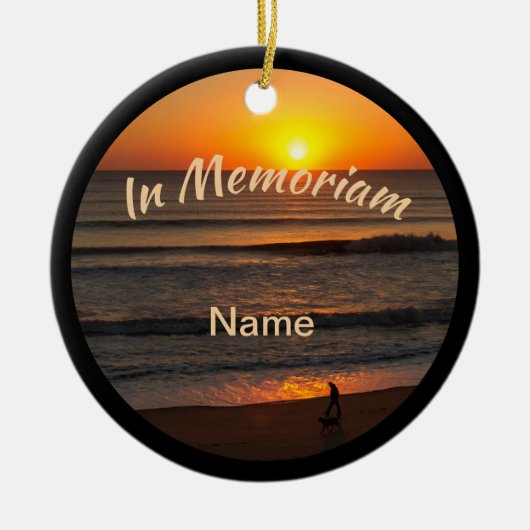 Frieden finden keramik ornament (Vorne)