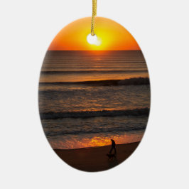 Frieden finden keramik ornament