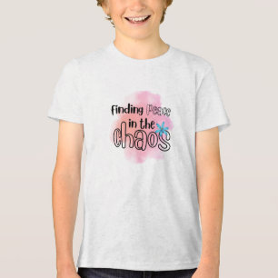 Frieden finden Tri-Blend shirt