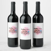 Frieden finden weinetikett (Flaschen)