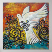 Frieden flog hinein poster (Vorne)