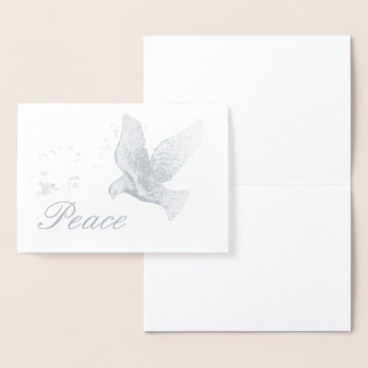 Frieden Folienkarte (Anzeige)