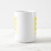 Frieden Frieden Frieden Bitte Schön Kaffeetasse (Mittel)