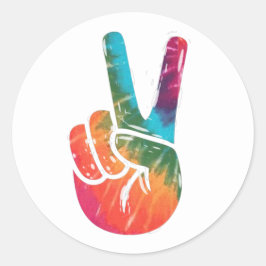 FRIEDEN, FRIEDENSSIGNAL RUNDER AUFKLEBER