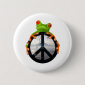 Frieden frog1 button (Vorderseite)