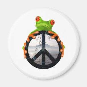Frieden frog1 magnet