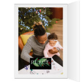 FRIEDEN, Frohe Weihnachten Foto (Innen (Links))