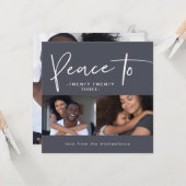 Frieden für 23 neue Fotos Karte (Vorderseite/Rückseite Beispiel)