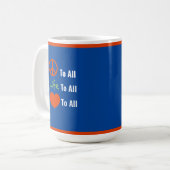 "Frieden für alle" Kaffeetasse (Vorderseite Links)