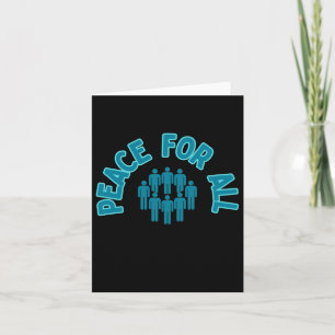 Frieden für alle Sticker Peace Sticker One World Karte