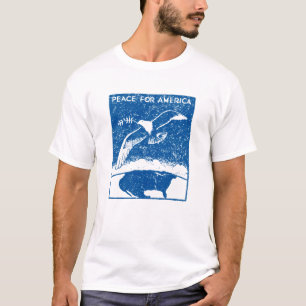 Frieden für Amerika der 1930er Jahre T-Shirt