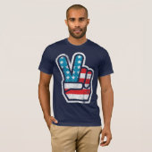 Frieden für Amerika - Shirt (Vorne ganz)