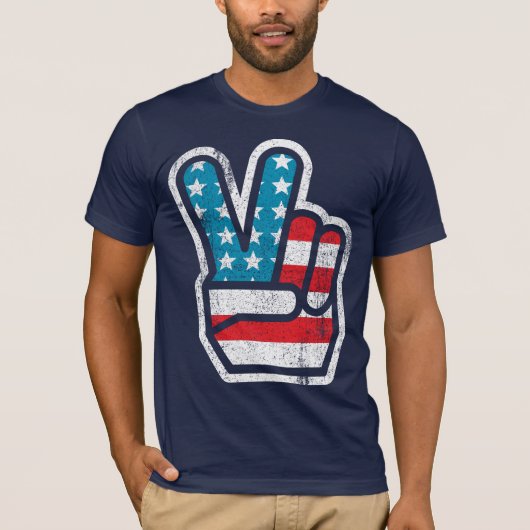 Frieden für Amerika - Shirt (Vorderseite)