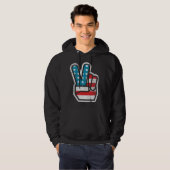 Frieden für Amerika-Shirt Hoodie (Vorne ganz)