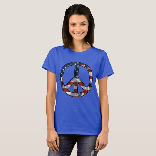 Frieden für Amerika T-Shirt (Vorne ganz)