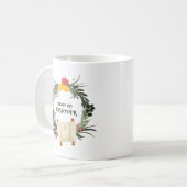 Frieden für den Pessach wünschen Kaffeetasse (Vorderseite Links)