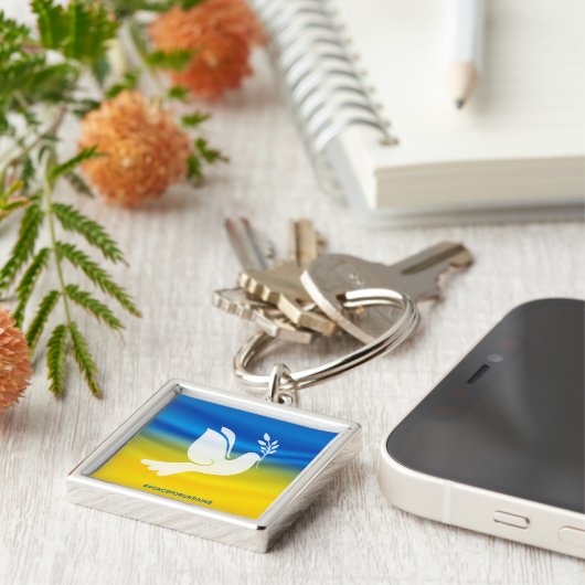 Frieden für den ukrainischen Schlüsselanhänger (Seite)