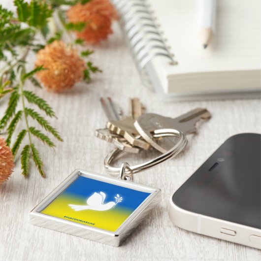 Frieden für den ukrainischen Schlüsselanhänger (Seite)