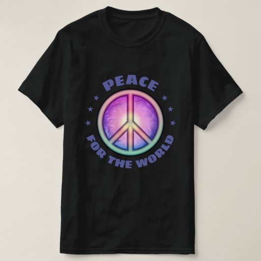 Frieden für die ☮ T-Shirt (Design vorne)