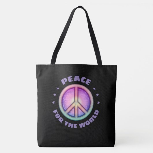 Frieden für die ☮ tasche (Vorderseite)