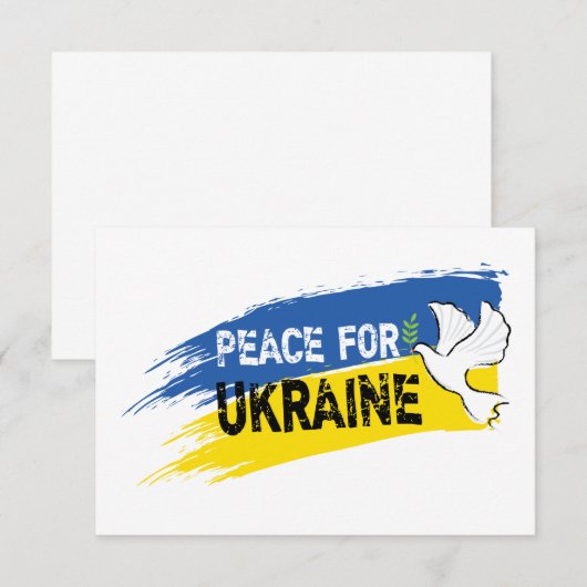 Frieden für die Ukraine (Vorne/Hinten)