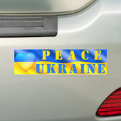 Frieden für die Ukraine Autoaufkleber ukrainische  (Auf Auto)