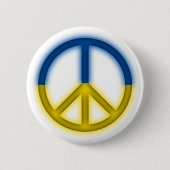 Frieden für die Ukraine Button (Vorderseite)