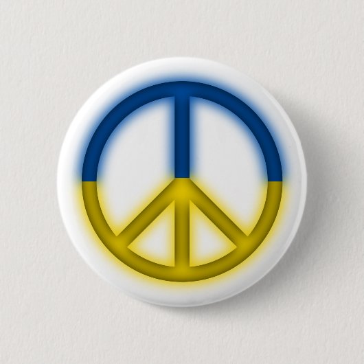 Frieden für die Ukraine Button (Vorderseite)