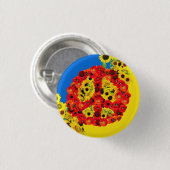 Frieden für die Ukraine! Button (Vorne & Hinten)