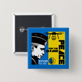 Frieden für die Ukraine Button (Vorne & Hinten)