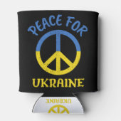 Frieden für die Ukraine Dosenkühler (Rückseite)