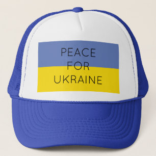 Frieden für die Ukraine Einfache minimale ukrainis Truckerkappe