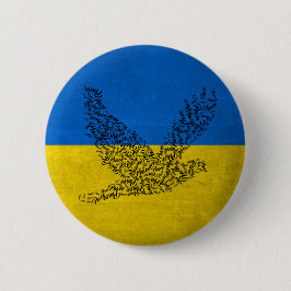 Frieden für die Ukraine. Ich stehe mit der Ukraine Button