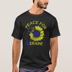 Frieden für die Ukraine Ich stehe mit der Ukraine  T-Shirt