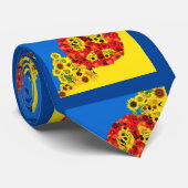 FRIEDEN FÜR DIE UKRAINE! Krawatte (Gerollt)