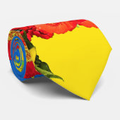 FRIEDEN FÜR DIE UKRAINE! KRAWATTE (Gerollt)