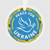 FRIEDEN FÜR DIE UKRAINE ORNAMENT (Vorderseite)