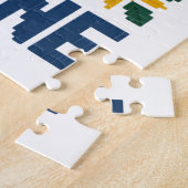 Frieden für die Ukraine Pixel Folkart Puzzle (Seite)