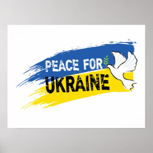 Frieden für die Ukraine Poster