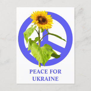 Frieden für die Ukraine Postkarte