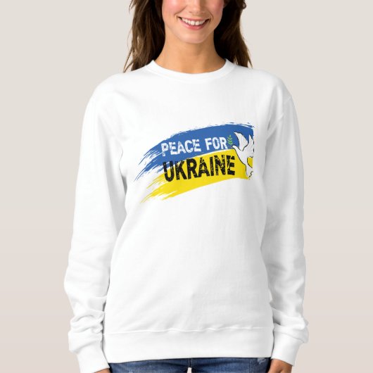 Frieden für die Ukraine Sweatshirt (Vorderseite)
