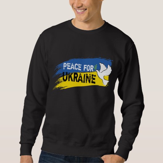 Frieden für die Ukraine Sweatshirt (Vorderseite)